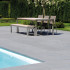 Granit, terrasse pierre naturelle, gris medium, Pierre de Chine, carrelage antiglisse
